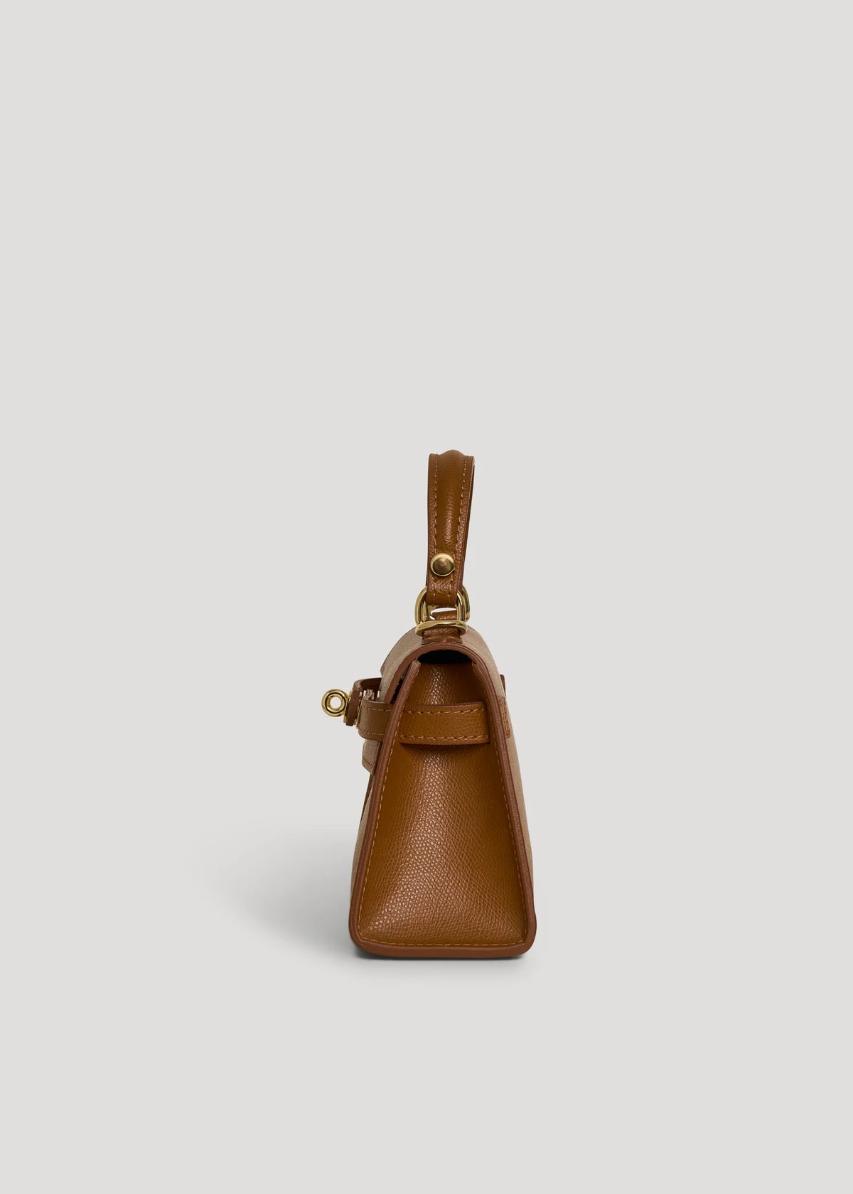 Geantă LINA mini camel închis - interior și compartimente