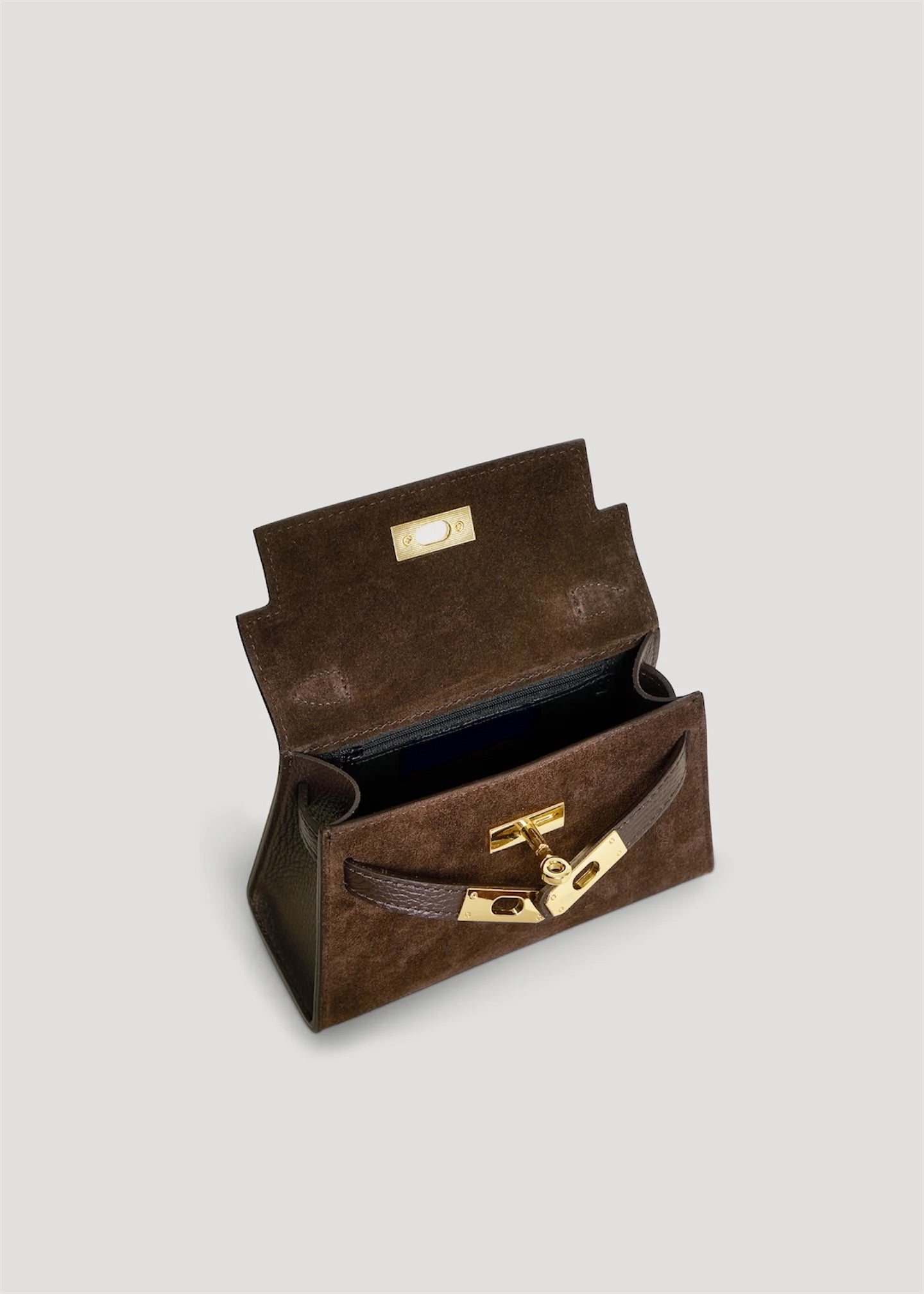 LINA MINI WELUR ESPRESSO