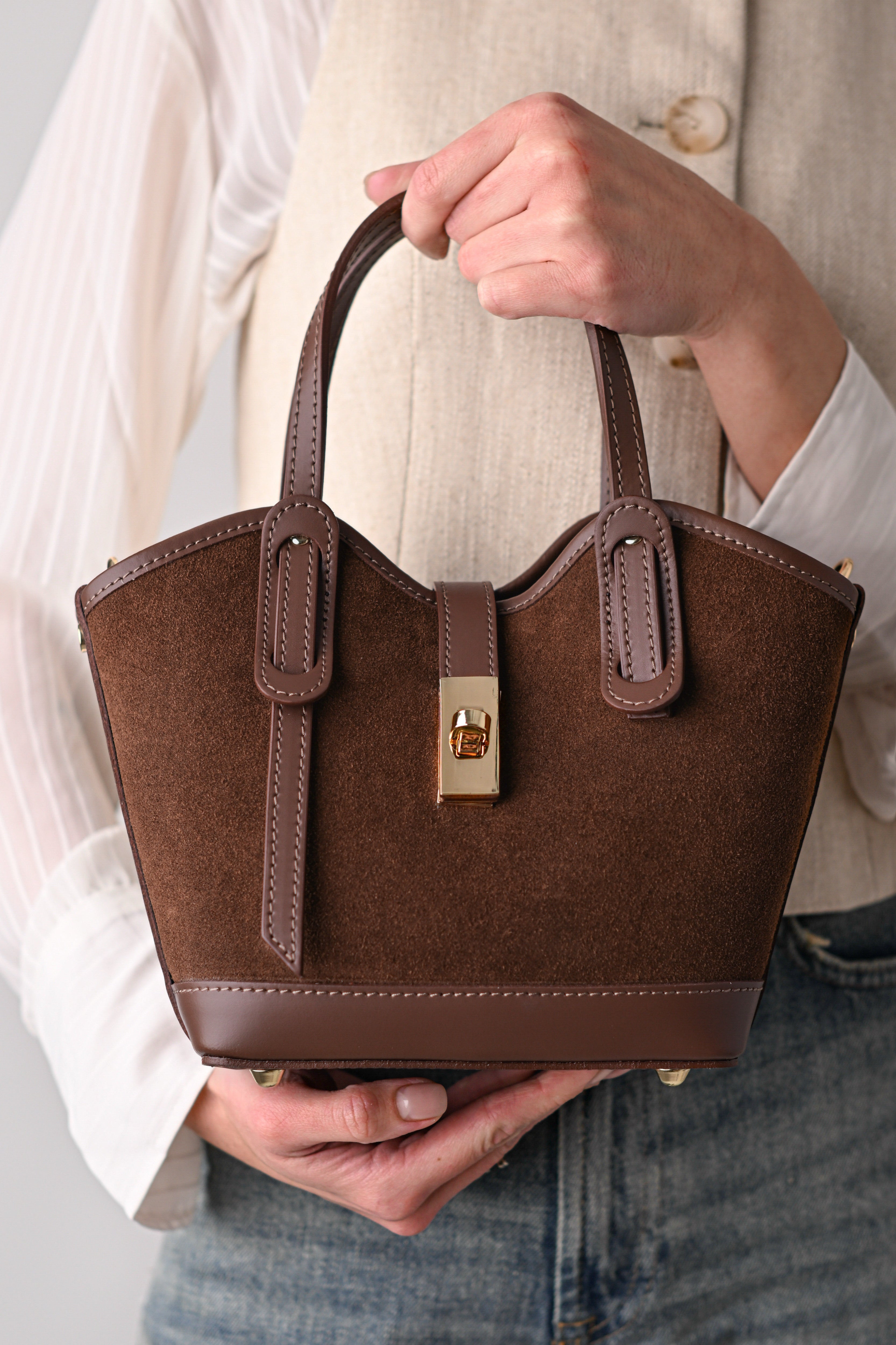 VANESSA MINI BRĄZOWA CZEKOLADA