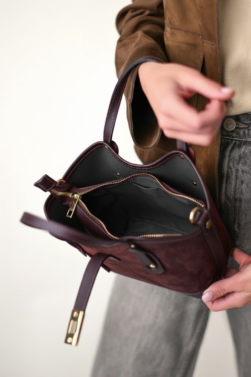 VANESSA MINI CIEMNY BURGUND