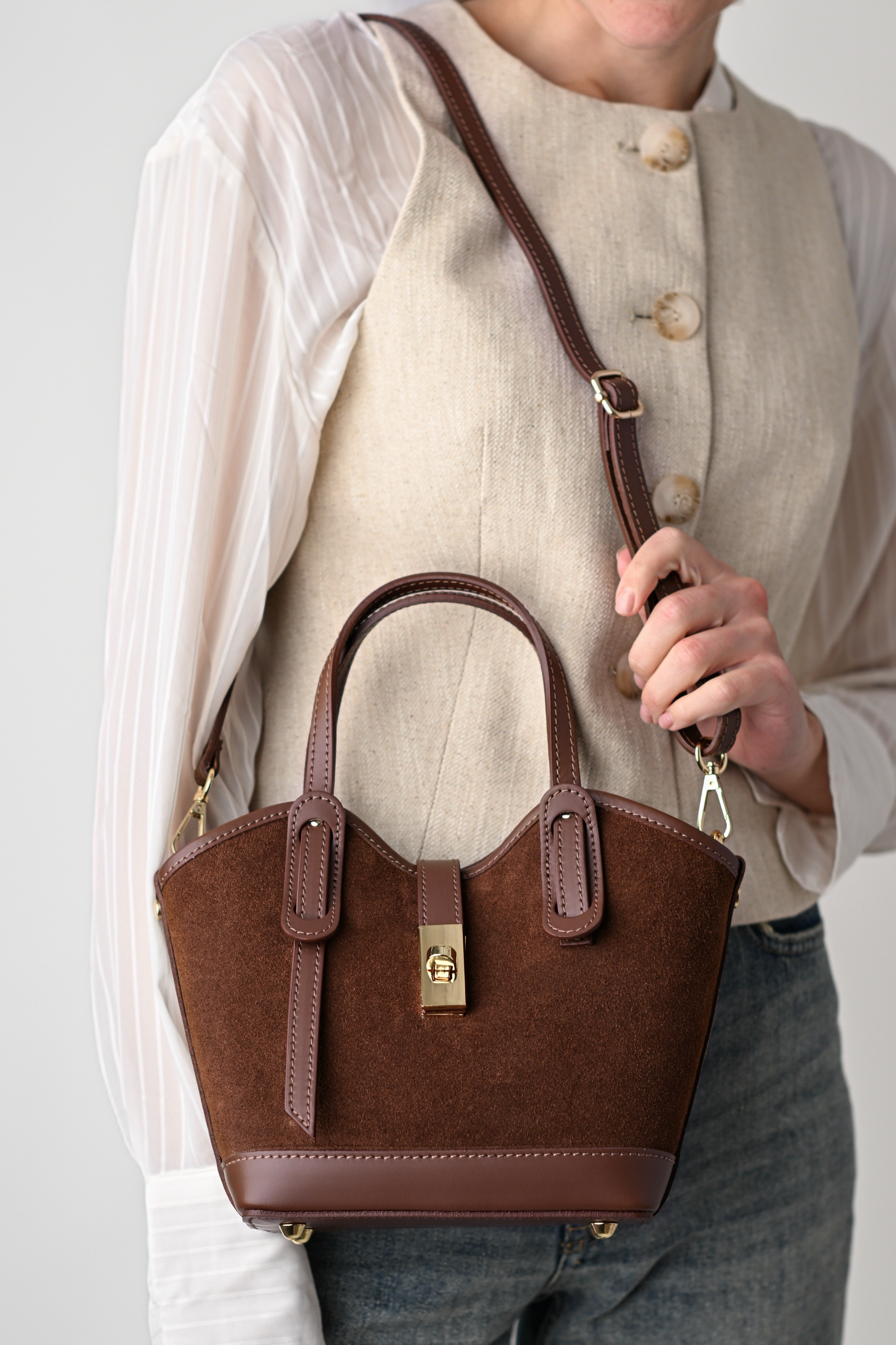 VANESSA MINI BRĄZOWA CZEKOLADA